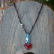 Red heart necklace 1003388