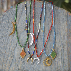 Chic necklace with charms 1003400